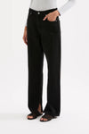 Organic Split Hem Jean Vintage Black