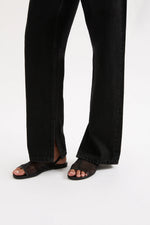 Organic Split Hem Jean Vintage Black