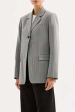 Cilia Blazer Steel Stripe