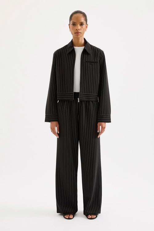 Maeve Pinstripe Pants
