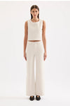 Cali Stretch Wide Leg Jean Dune