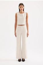 Cali Stretch Wide Leg Jean Dune