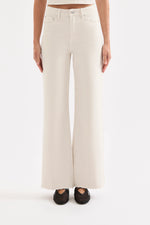 Cali Stretch Wide Leg Jean Dune