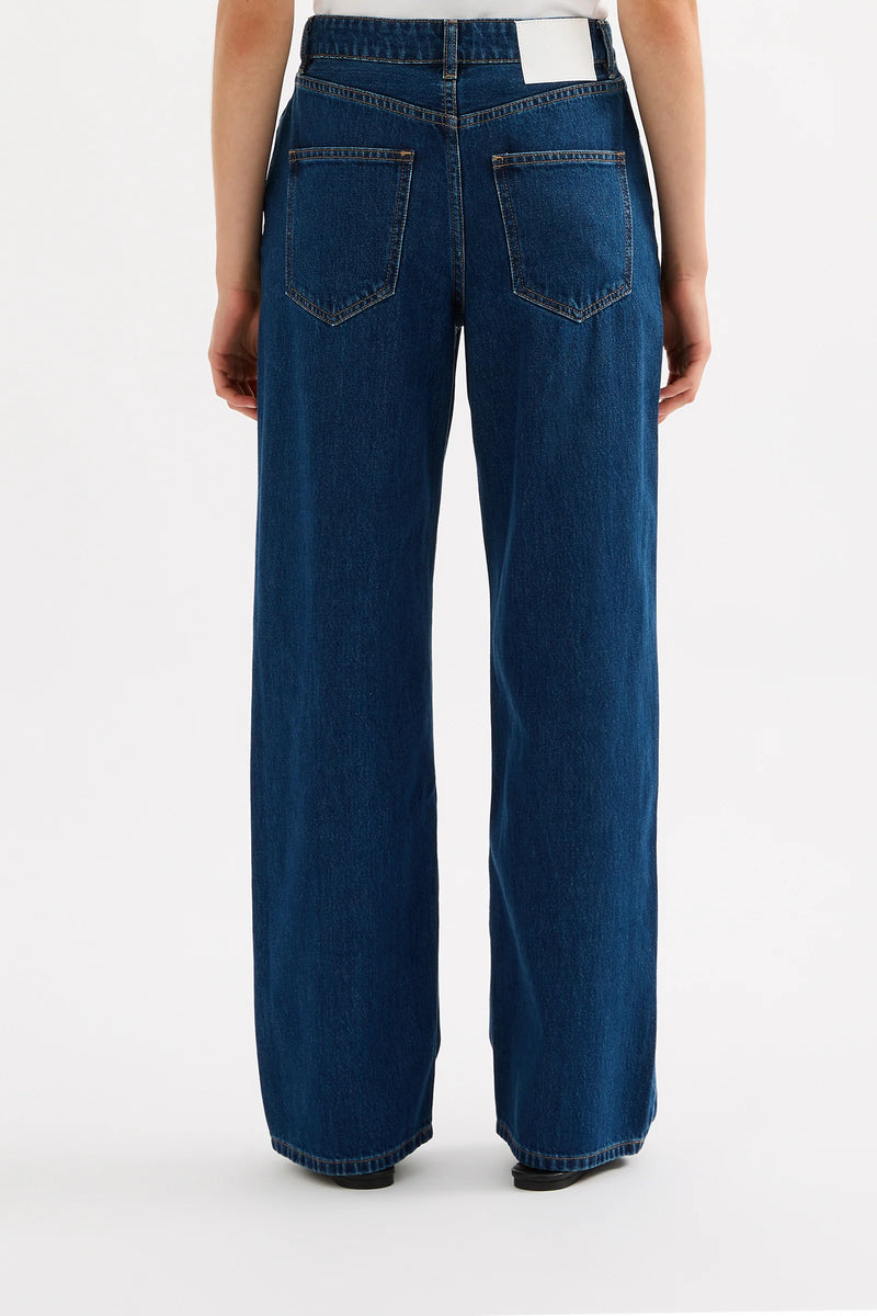 Organic Baggy Jean Force Blue