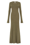 Gaia Knit Maxi Dress Olive