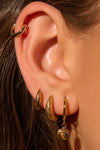 Asher Earrings Tiger's Eye