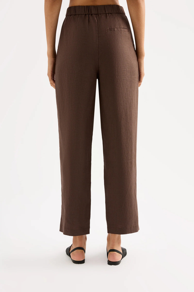 Ingrid Linen Pant Clove