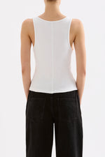 Organic 90s Singlet White