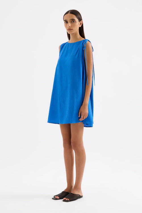 Winifred Mini Dress Cobalt