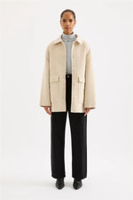 Levi Wool Coat Oat