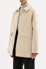 Levi Wool Coat Oat