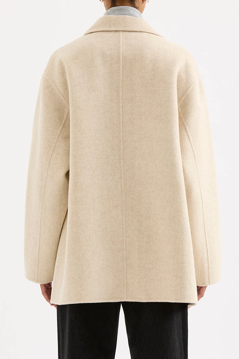 Levi Wool Coat Oat