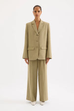 Audrey Tailored Blazer Moss
