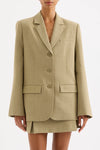 Audrey Tailored Blazer Moss