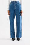 Organic Relaxed Leg Jean Fresh Blue