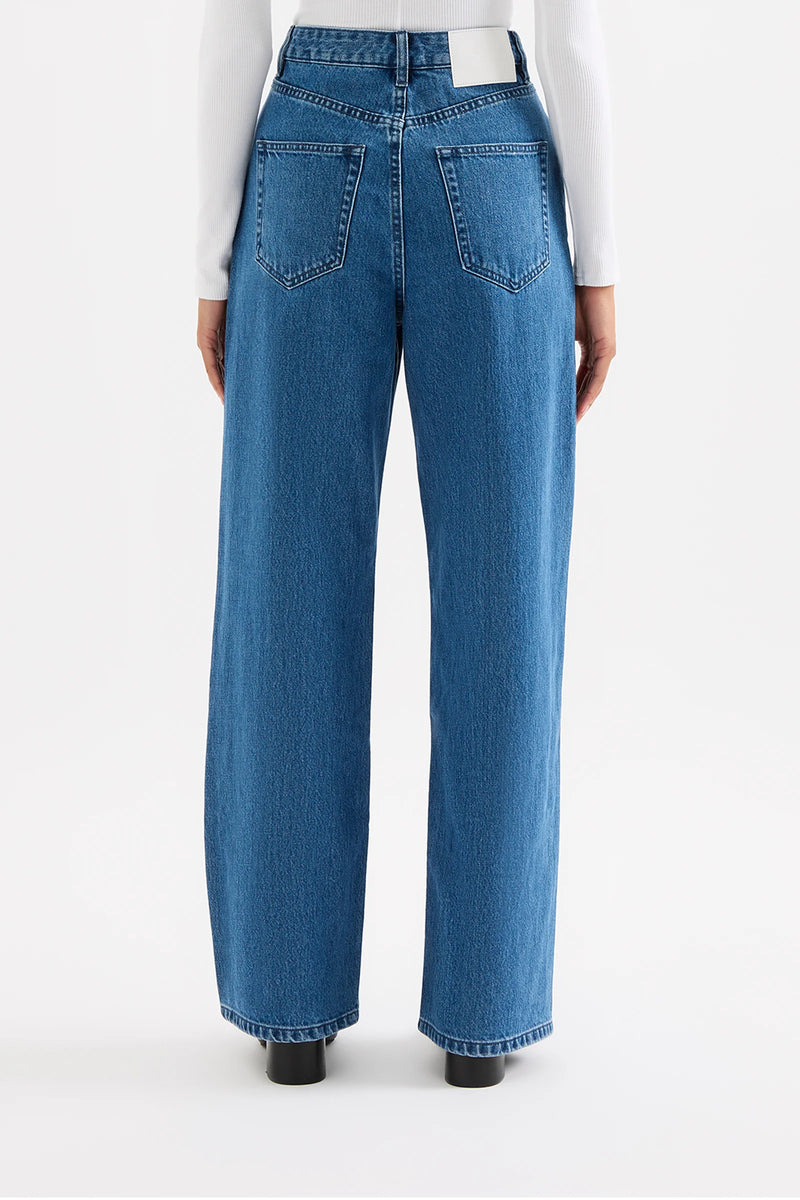 Organic Relaxed Leg Jean Fresh Blue