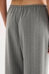 Cilia Drawstring Pant Steel Stripe