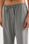 Cilia Drawstring Pant Steel Stripe