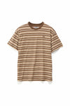 Mid Stripe SS Tee Wheat