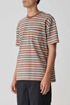 Stripe Pocket Tee Chocolate