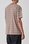 Stripe Pocket Tee Chocolate
