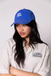 Washed Blue Stack Logo Dad Cap