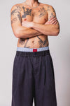 Midnight Shay Pleated Shorts