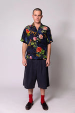 Midnight Shay Pleated Shorts