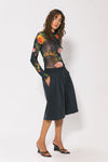 Midnight Shay Pleated Shorts