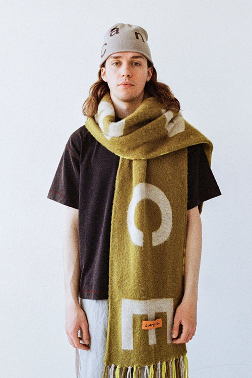 Grande Mohair Scarf Green
