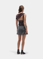 Ivone Asymmetric Top Plum