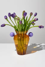 Geo Urn Amber + Lilac