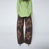 Stencil Barrel Jean Mud