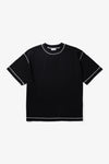 Contrast Tee Black