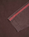 Washed Racer LS Tee Brown Red
