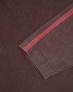 Washed Racer LS Tee Brown Red