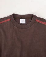 Washed Racer LS Tee Brown Red
