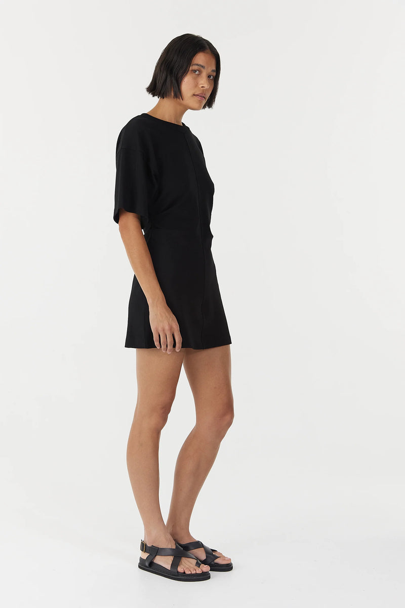 Momentum Tee Mini Dress Black