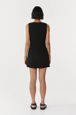 Skyline Tailored Mini Dress Black