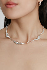 Tidal Necklace Silver