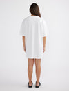 Cassie Tee Dress White