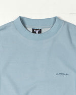 Logo Waffle LS T Shirt Baby Blue