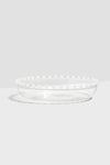 Pearl Platter Clear White