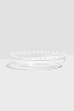 Pearl Platter Clear White