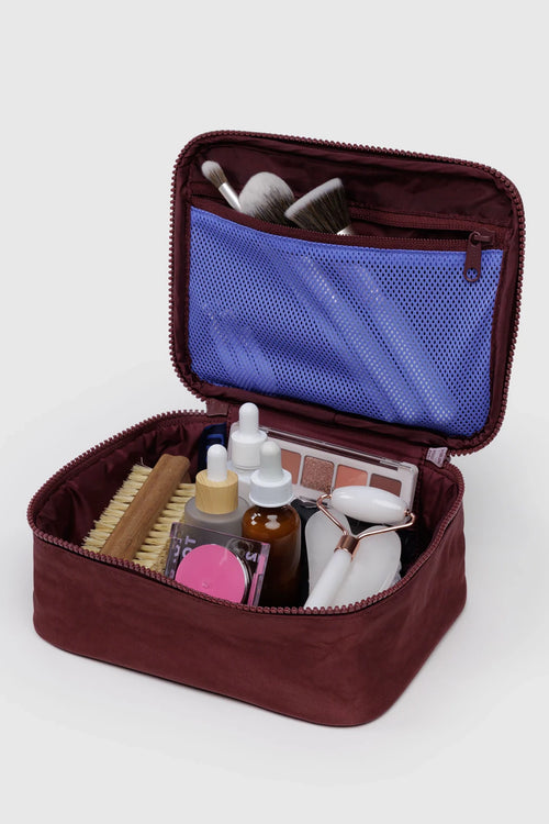 Small Cosmetic Case Mahogany