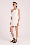 Amani Linen Dress White