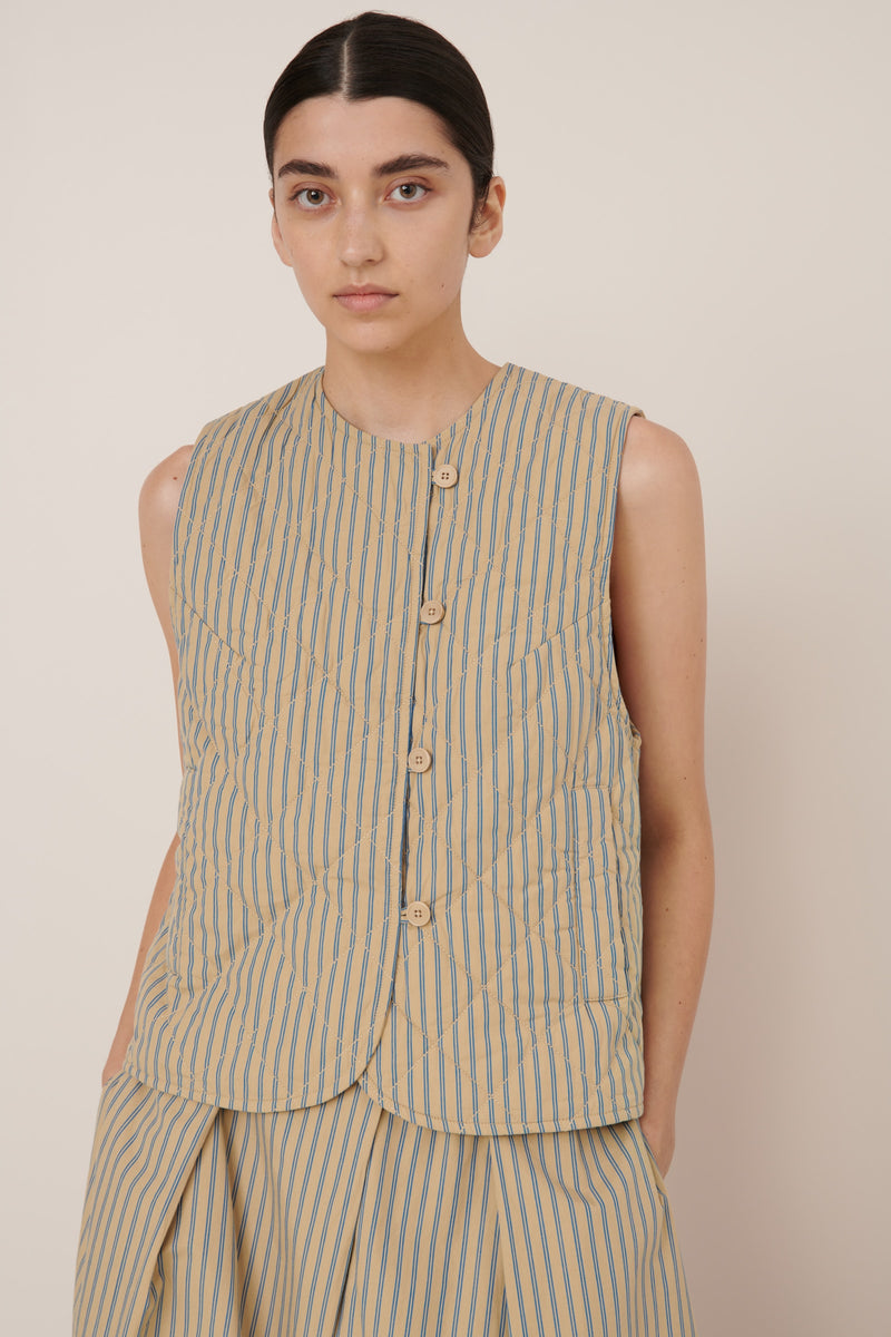 Axis Vest Double Pinstripe