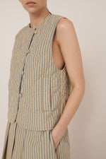 Axis Vest Double Pinstripe