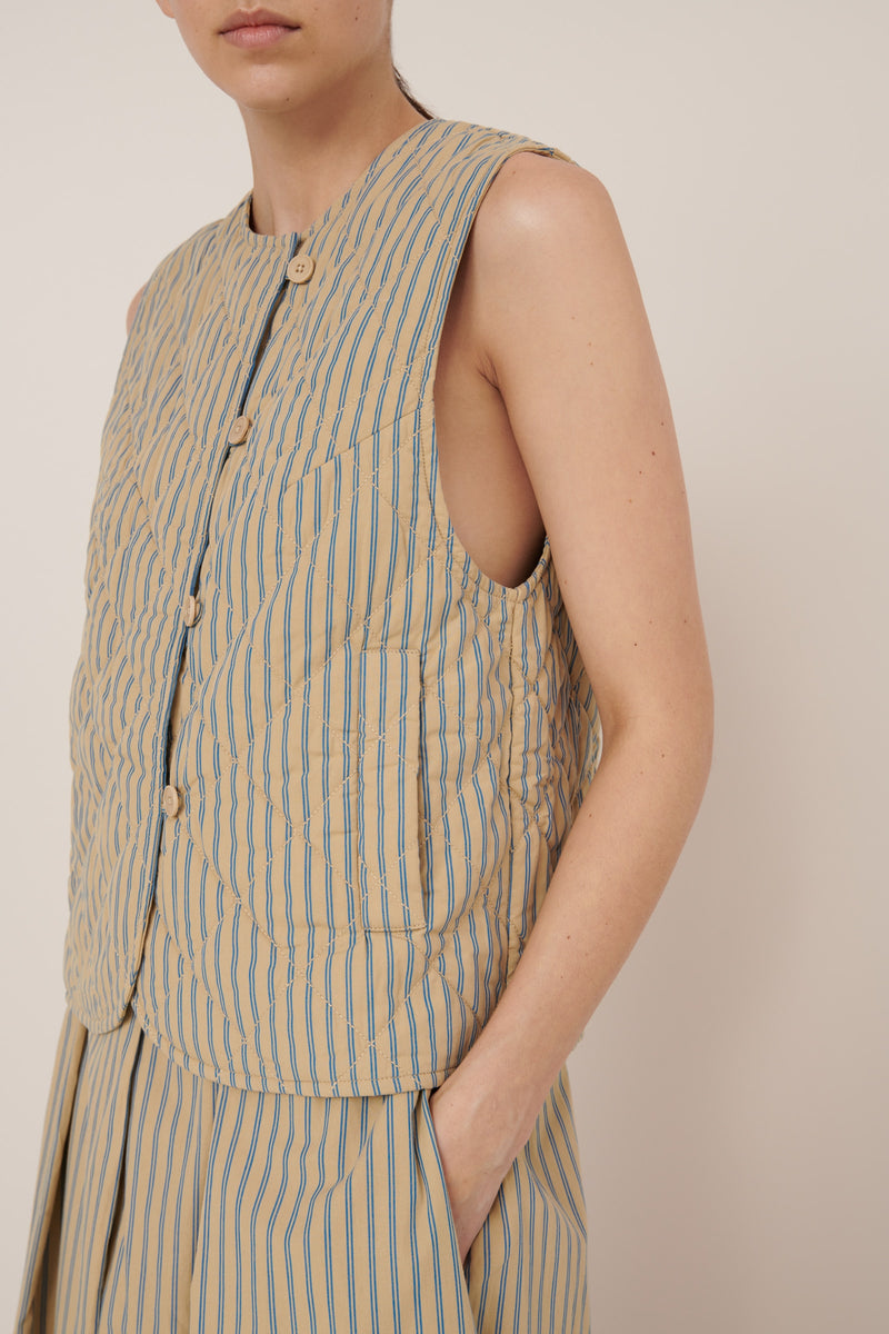 Axis Vest Double Pinstripe