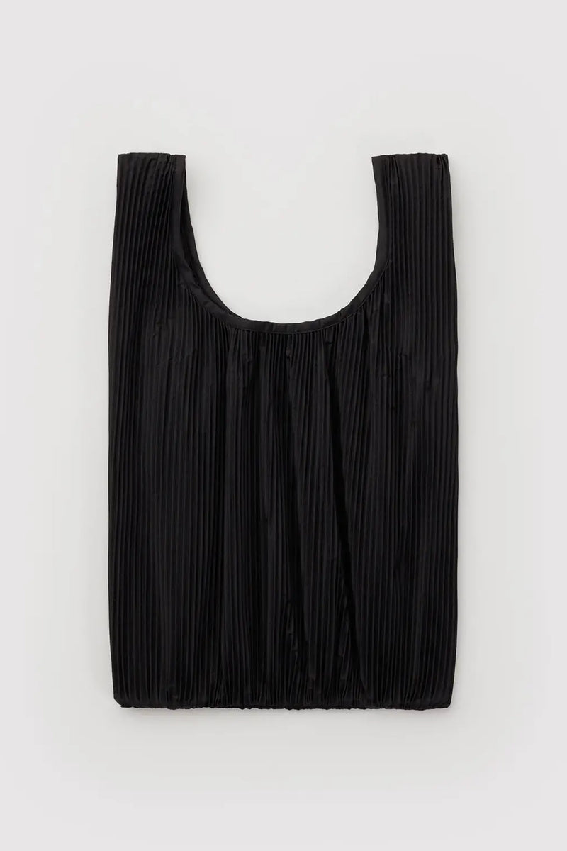 Pleated Baggu Black